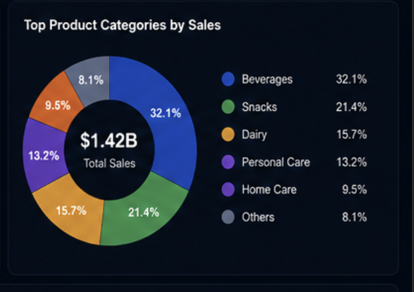 FMCG supply chain dashboard